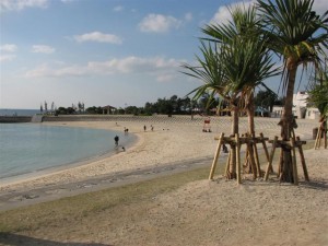 sunset beach okinawa japan