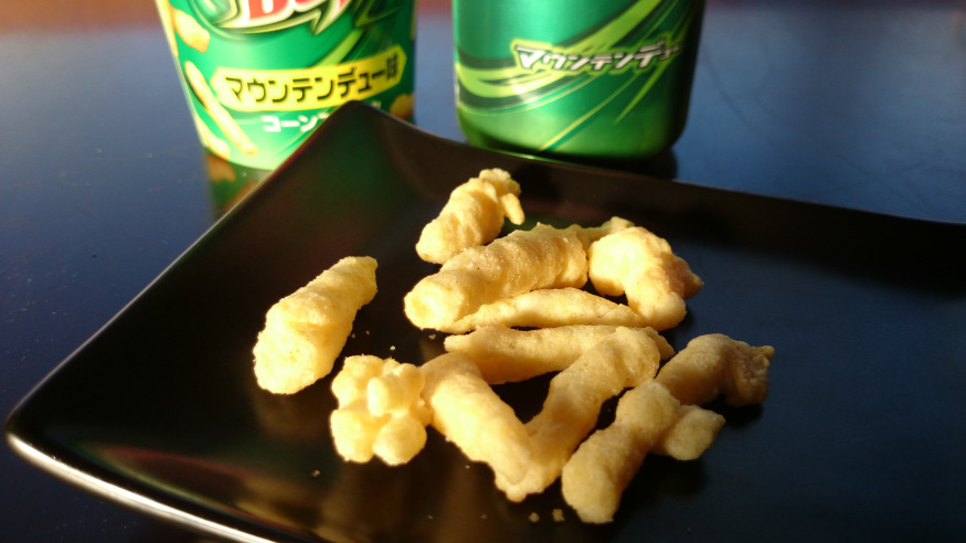 Yes, Mountain Dew flavoured corn chips are a thing in Japan – and they taste…1