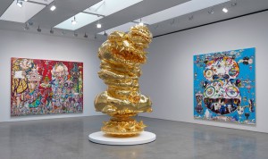 Takashi Murakami: In the Land of the Dead, Stepping on the Tail of a Rainbow is on display at the Gagosian Gallery through Jan. 17. (Kaikai Kiki Co., Ltd. All Rights Reserved.)