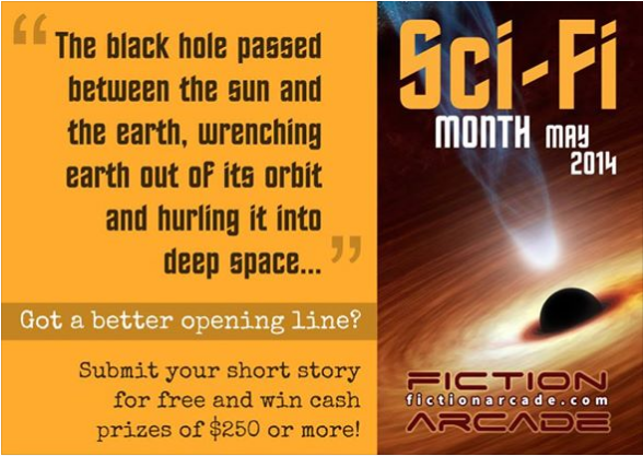 Have a short story? Upload it to www.fictionarcade.com to earn royalties and the chance of winning a chunk of the $10,000 award pool between May and December!