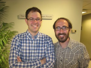 James Rolfe, left, on the "Angry Video Game Nerd" movie with co-writer/co-director Kevin Finn: "To me, it’s the ultimate fan-film. It’s made by fans, for fans. It means dreams can come true, with a lot of hard work and personal sacrifice." (Justin Tedaldi)
