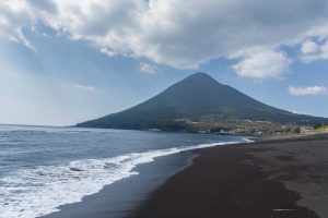 volcano in Japan