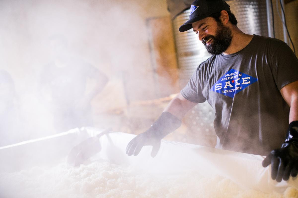 Job Sake Production North American Sake Brewery